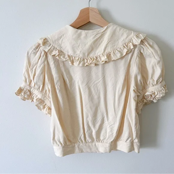 Doen sparrow top ivory silk xs - Picture 5 of 6